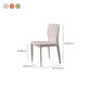 Designer Style Armless Chair Leather Upholstered Indoor Chair for Restaurant Clearhalo 'Dining Chairs' 'Dining Tables & Seating' 'dining_chair' 'furn' 'furn_dining_chair' 'Furniture' 'Kitchen & Dining Furniture' 6104079