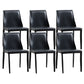 Contemporary Dining Room Chair Faux Leather Dining Chair for Home Black 6 Piece Set Clearhalo 'Dining Chairs' 'Dining Tables & Seating' 'dining_chair' 'furn' 'furn_dining_chair' 'Furniture' 'Kitchen & Dining Furniture' 6104084