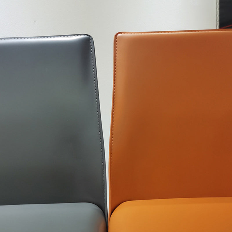 Contemporary Dining Room Chair Faux Leather Dining Chair for Home Clearhalo 'Dining Chairs' 'Dining Tables & Seating' 'dining_chair' 'furn' 'furn_dining_chair' 'Furniture' 'Kitchen & Dining Furniture' 6104090