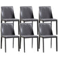 Contemporary Dining Room Chair Faux Leather Dining Chair for Home Grey 6 Piece Set Clearhalo 'Dining Chairs' 'Dining Tables & Seating' 'dining_chair' 'furn' 'furn_dining_chair' 'Furniture' 'Kitchen & Dining Furniture' 6104092