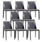 Contemporary Dining Room Chair Faux Leather Dining Chair for Home Grey 8 Piece Set Clearhalo 'Dining Chairs' 'Dining Tables & Seating' 'dining_chair' 'furn' 'furn_dining_chair' 'Furniture' 'Kitchen & Dining Furniture' 6104094