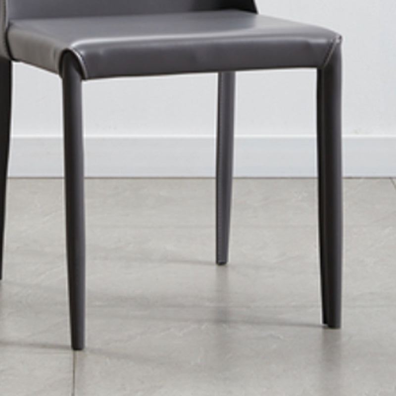 Contemporary Dining Room Chair Faux Leather Dining Chair for Home Clearhalo 'Dining Chairs' 'Dining Tables & Seating' 'dining_chair' 'furn' 'furn_dining_chair' 'Furniture' 'Kitchen & Dining Furniture' 6104095