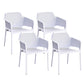 Designer Style Arm Chair Plastic Cross Back Side Chair for Restaurant