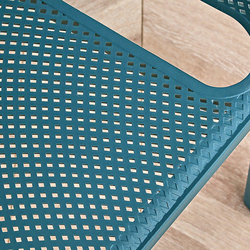 Designer Style Arm Chair Plastic Cross Back Side Chair for Restaurant Clearhalo 'Dining Chairs' 'Dining Tables & Seating' 'dining_chair' 'furn' 'furn_dining_chair' 'Furniture' 'Kitchen & Dining Furniture' 6104121