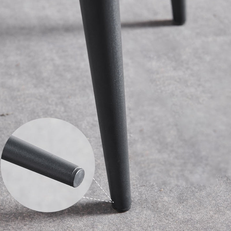 Upholstered Dining Chair Faux Leather and Metal Dining Room Chair Clearhalo 'Dining Chairs' 'Dining Tables & Seating' 'dining_chair' 'furn' 'furn_dining_chair' 'Furniture' 'Kitchen & Dining Furniture' 6104146