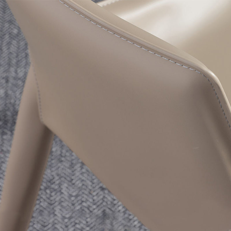 Contemporary Upholstered Dining Chairs Faux Leather Dining Room Chair