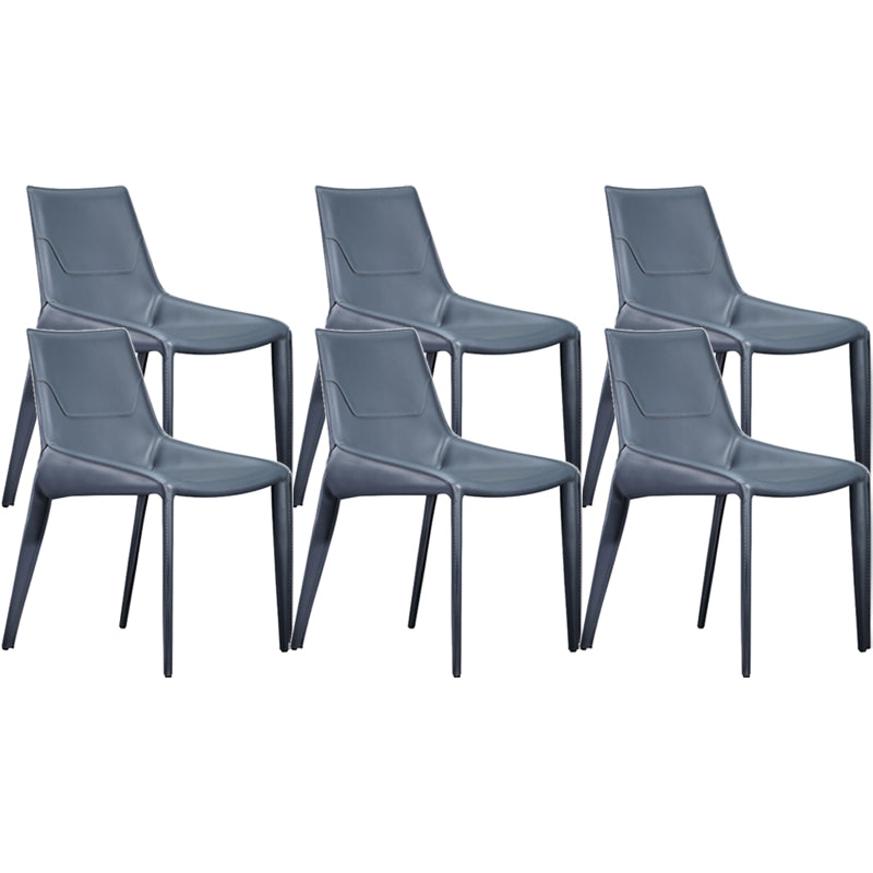 Contemporary Upholstered Dining Chairs Faux Leather Dining Room Chair