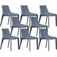 Contemporary Upholstered Dining Chairs Faux Leather Dining Room Chair