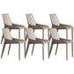 Contemporary Upholstered Dining Chairs Faux Leather Dining Room Chair