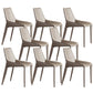 Contemporary Upholstered Dining Chairs Faux Leather Dining Room Chair