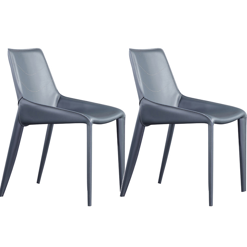 Contemporary Upholstered Dining Chairs Faux Leather Dining Room Chair