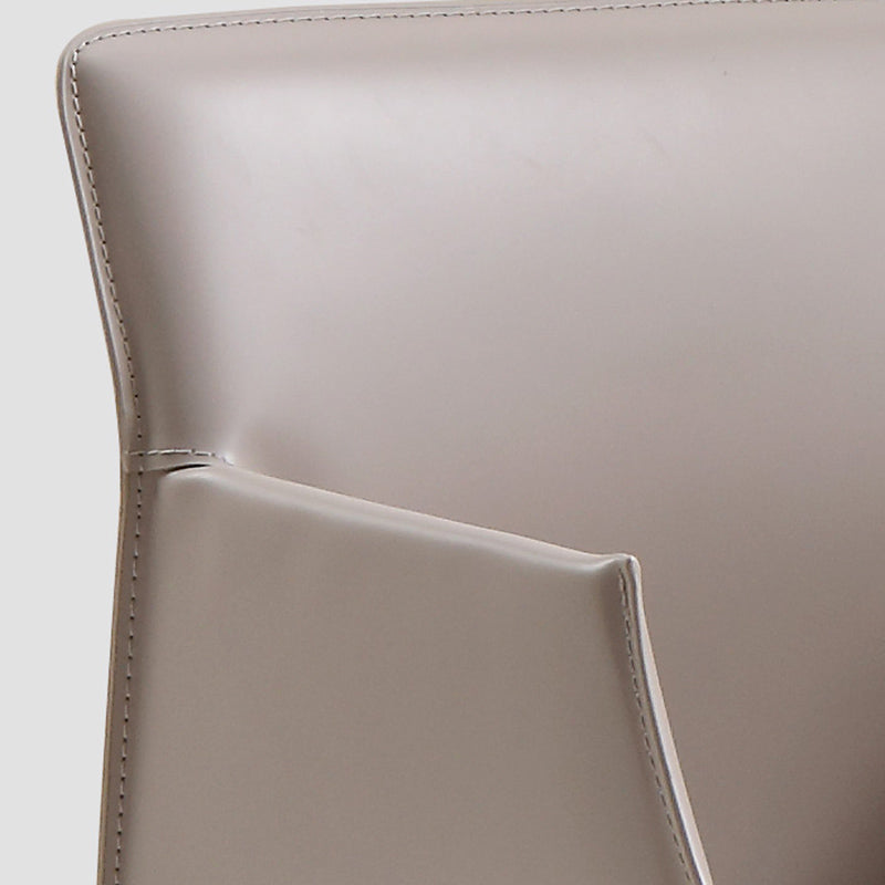 Contemporary Arm Dining Chairs Faux Leather Low Back Side Chair Clearhalo 'Dining Chairs' 'Dining Tables & Seating' 'dining_chair' 'furn' 'furn_dining_chair' 'Furniture' 'Kitchen & Dining Furniture' 6104317