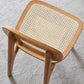 Traditional Style Dining Chair Solid Wood Cane Back Side Chair