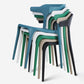 Chaises de salle à manger à dos ouvert empilables