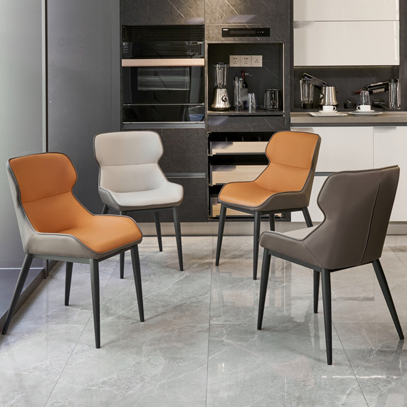 Industrial Dining Accent Chair Upholstered Side Chair for Home Clearhalo 'Dining Chairs' 'Dining Tables & Seating' 'dining_chair' 'furn' 'furn_dining_chair' 'Furniture' 'Kitchen & Dining Furniture' 6104453