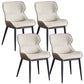 Industrial Dining Accent Chair Upholstered Side Chair for Home Gray-White 4 Piece Set Clearhalo 'Dining Chairs' 'Dining Tables & Seating' 'dining_chair' 'furn' 'furn_dining_chair' 'Furniture' 'Kitchen & Dining Furniture' 6104466