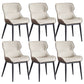 Industrial Dining Accent Chair Upholstered Side Chair for Home Gray-White 6 Piece Set Clearhalo 'Dining Chairs' 'Dining Tables & Seating' 'dining_chair' 'furn' 'furn_dining_chair' 'Furniture' 'Kitchen & Dining Furniture' 6104468
