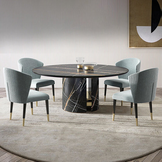 Glam Parsons Armless Dining Chairs Upholstered Dining Side Chair