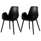 Scandinavian Style Arm Dining Chairs Plastic Home Dining Side Chair
