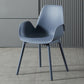 Scandinavian Style Arm Dining Chairs Plastic Home Dining Side Chair