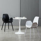 Scandinavian Style Arm Dining Chairs Plastic Home Dining Side Chair