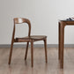 Traditional Solid Wood Dining Chairs Open Back Armless Dining Chairs
