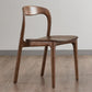 Traditional Solid Wood Dining Chairs Open Back Armless Dining Chairs