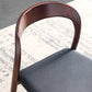 Traditional Solid Wood Dining Chairs Open Back Armless Dining Chairs