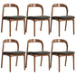 Traditional Solid Wood Dining Chairs Open Back Armless Dining Chairs