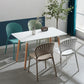 Stapelbare armloze eetkamerstoel Scandinavische plastic eetkamerstoelen