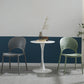 Stapelbare armloze eetkamerstoel Scandinavische plastic eetkamerstoelen