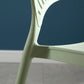 Stapelbare armloze eetkamerstoel Scandinavische plastic eetkamerstoelen