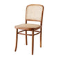 Traditional Dining Chair Solid Wood Cane Back Dining Room Chair