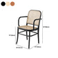 Traditional Dining Chair Solid Wood Cane Back Dining Room Chair