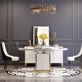 4 Türen Glam Buffet Spiegel Schränke Buffet Sideboard für Wohnzimmer