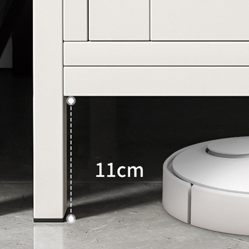 Engineered Wood Sideboard Table Modern Dining Server with Metal Legs for Dining Room Clearhalo 'buffet_sideboard' 'Buffets & Sideboards' 'furn' 'furn_buffet_sideboard' 'Furniture' 'Kitchen & Dining Furniture' 6104976