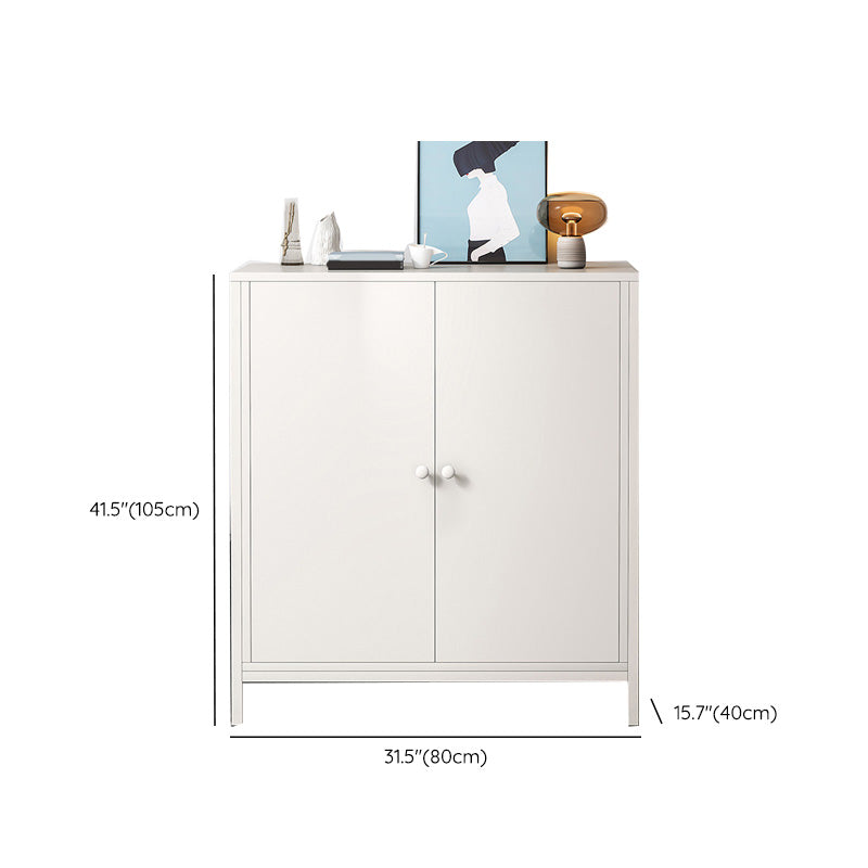 Engineered Wood Sideboard Table Modern Dining Server with Metal Legs for Dining Room Clearhalo 'buffet_sideboard' 'Buffets & Sideboards' 'furn' 'furn_buffet_sideboard' 'Furniture' 'Kitchen & Dining Furniture' 6104982