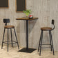 Industrial 1/3/4/5 Pieces Bar Table Set Round Pine Wood Counter Table with Stools for Cafe Clearhalo 'Bar Furniture' 'furn' 'furn_home_bar_bar_sets' 'Furniture' 'Home Bars & Bar Sets' 'home_bar_bar_sets' 'Kitchen & Dining Furniture' 6105181