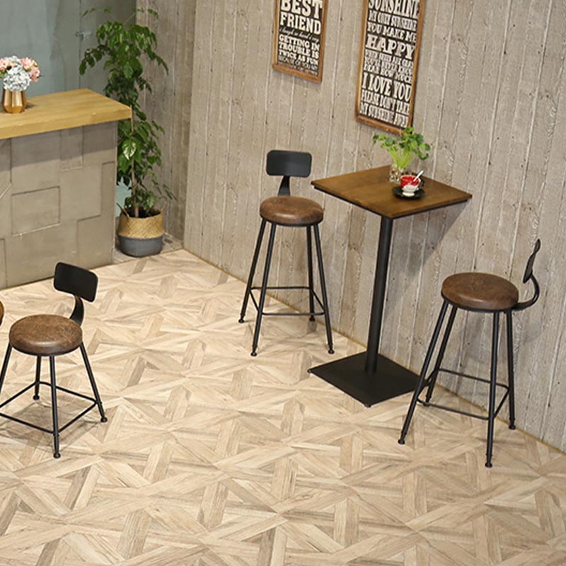 Industrial 1/3/4/5 Pieces Bar Table Set Round Pine Wood Counter Table with Stools for Cafe Clearhalo 'Bar Furniture' 'furn' 'furn_home_bar_bar_sets' 'Furniture' 'Home Bars & Bar Sets' 'home_bar_bar_sets' 'Kitchen & Dining Furniture' 6105195