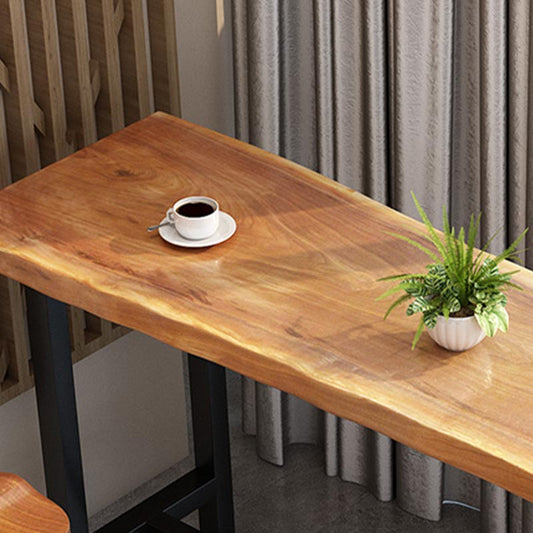 Modern 1/9 Pieces Bar Table Set Rectangle Wood Counter Table with Stools for Balcony Clearhalo 'Bar Furniture' 'furn' 'furn_home_bar_bar_sets' 'Furniture' 'Home Bars & Bar Sets' 'home_bar_bar_sets' 'Kitchen & Dining Furniture' 6105223