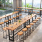 Modern 1/9 Pieces Bar Table Set Rectangle Wood Counter Table with Stools for Balcony Clearhalo 'Bar Furniture' 'furn' 'furn_home_bar_bar_sets' 'Furniture' 'Home Bars & Bar Sets' 'home_bar_bar_sets' 'Kitchen & Dining Furniture' 6105231