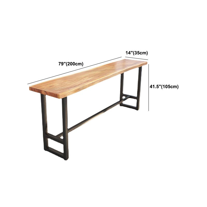 Modern 1/9 Pieces Bar Table Set Rectangle Wood Counter Table with Stools for Balcony Clearhalo 'Bar Furniture' 'furn' 'furn_home_bar_bar_sets' 'Furniture' 'Home Bars & Bar Sets' 'home_bar_bar_sets' 'Kitchen & Dining Furniture' 6105237