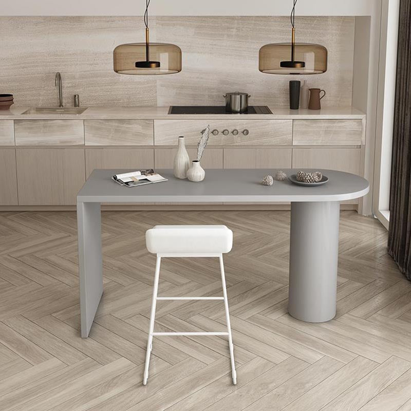 Ensemble de Table de Bar moderne 1/2 pièces, Table de comptoir en bois de pin avec tabourets hauts pour salle à manger