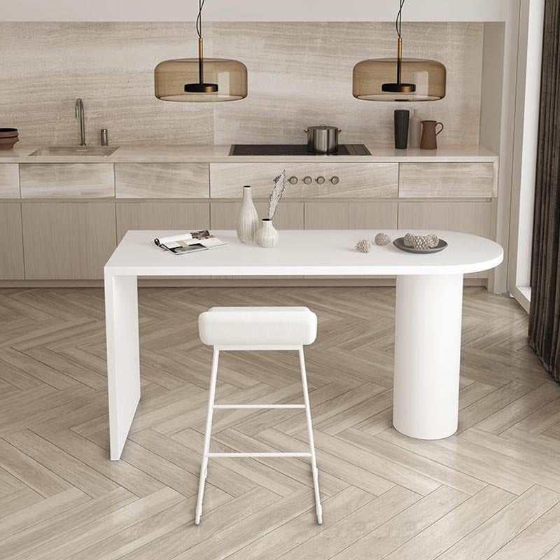 Ensemble de Table de Bar moderne 1/2 pièces, Table de comptoir en bois de pin avec tabourets hauts pour salle à manger