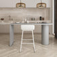 Ensemble de Table de Bar moderne 1/2 pièces, Table de comptoir en bois de pin avec tabourets hauts pour salle à manger
