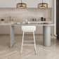 Ensemble de Table de Bar moderne 1/2 pièces, Table de comptoir en bois de pin avec tabourets hauts pour salle à manger
