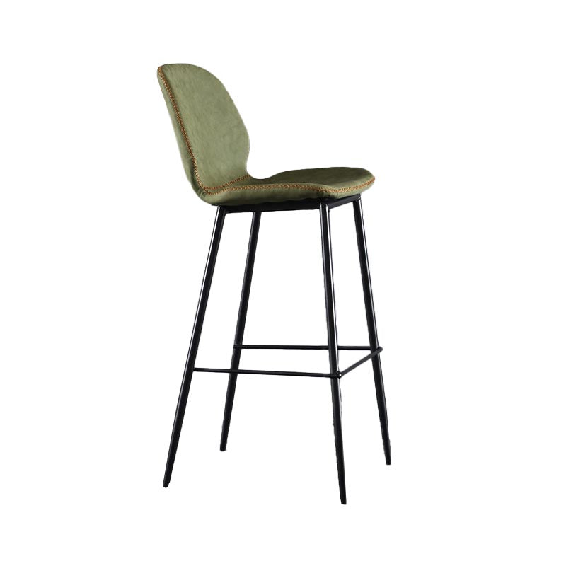 Modern Bar Table Set 1/3 Pieces Pine Wood Counter Table with High Stools for Balcony Black 30"H Stool (Single) Clearhalo 'Bar Furniture' 'furn' 'furn_home_bar_bar_sets' 'Furniture' 'Home Bars & Bar Sets' 'home_bar_bar_sets' 'Kitchen & Dining Furniture' 6105301