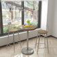1/2/3/5 Pieces Stools Set Industrial Chrome Metal Pub Table Set for Small Places Clearhalo 'Bar Furniture' 'furn' 'furn_home_bar_bar_sets' 'Furniture' 'Home Bars & Bar Sets' 'home_bar_bar_sets' 'Kitchen & Dining Furniture' 6105352