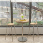 1/2/3/5 Pieces Stools Set Industrial Chrome Metal Pub Table Set for Small Places Clearhalo 'Bar Furniture' 'furn' 'furn_home_bar_bar_sets' 'Furniture' 'Home Bars & Bar Sets' 'home_bar_bar_sets' 'Kitchen & Dining Furniture' 6105353