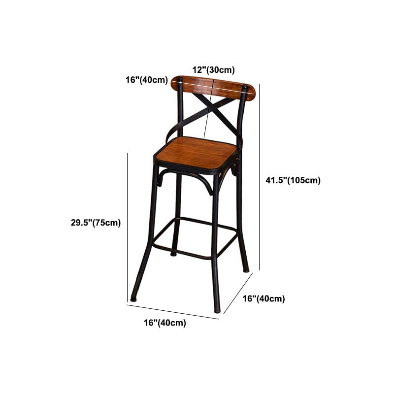 Industrial Round Bar Table Set 1/2 Pieces Solid Wood Bar Table Set for Indoor
